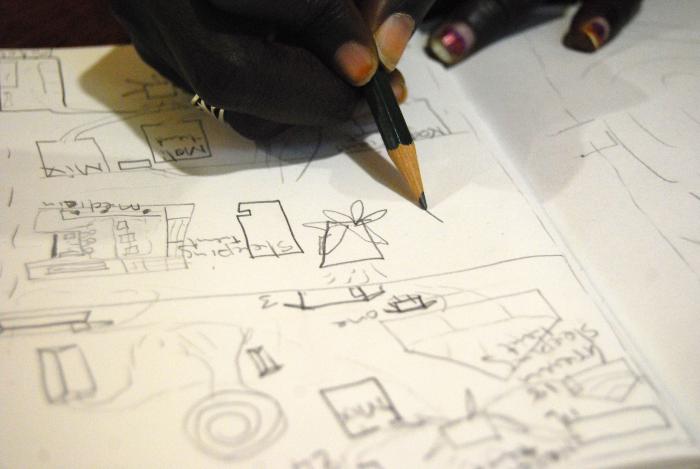 Mapping Along the Refugee Complex: Attempting to Map Urban Action, sur place, 2016 © Anne Huffschmid.